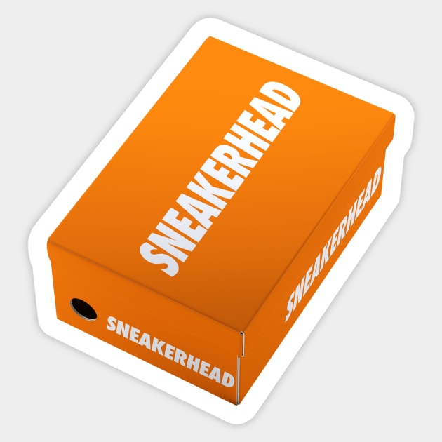 Sneakerhead box Sticker by lldesigns